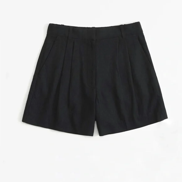 A&F Sloane Ultra High Linen shorts - Picture 1 of 3